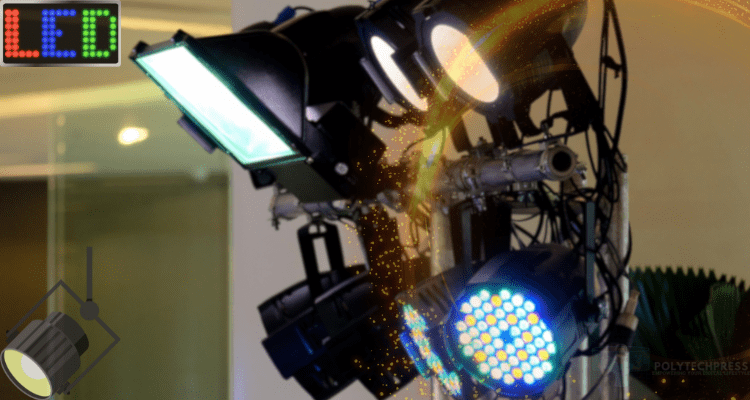 how to set up led stage lights for stage performance